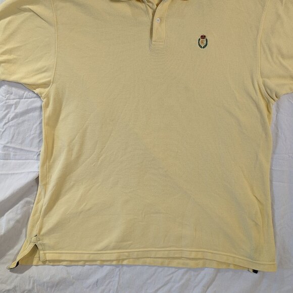 CHAPS POLO YELLOW XXL PULL OVER SHORT SLEEVE MEN'S CASUAL SHIRT RALPH LAUREN - Picture 3 of 16